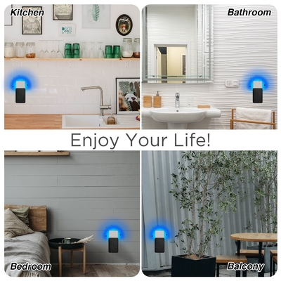 JZ Weißes Harmloses Fliegenfänger Insektmörder Anti-Mücken-Lampe UV-Anziehungseffekt Mückenschutz-Aufkleber-Lampe für Schlafzimmer fournisseur