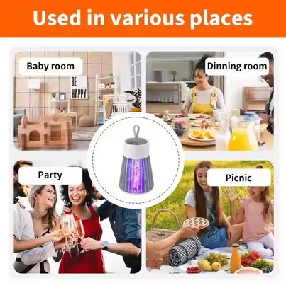 Wiederaufladbare 2 in 1 LED-UVA-Fallenleuchte Innenraum-Mückenlampe Fly Cather Wiederaufladbarer Mückenzapper fournisseur