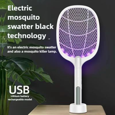 JZ UV-Licht 3000V Hochleistungs-2-in-1-Akku-Schädlingsbekämpfung Fliegenfänger Anti-Mücken-Killer-Lampe Mückenschläger fournisseur