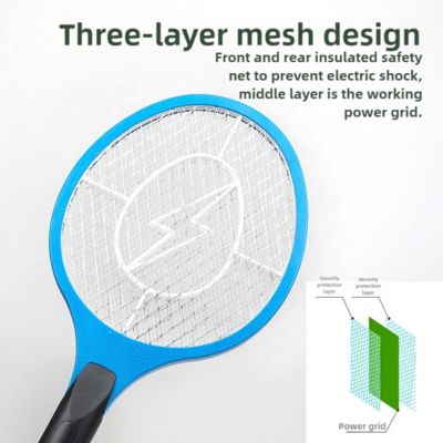 JZ 3300V High LED Light Bug Zapper Elektrische Fliegenschutzlampe Mückenschläger Drei-Schicht-Gitter Batteriebetriebene Fliegenfänger fournisseur