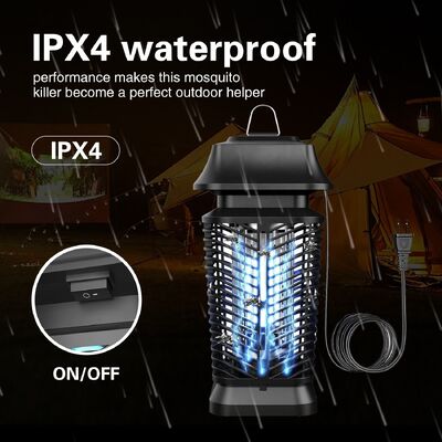 JZ 3000V wasserdicht IPX4 Wirksam Bug Zapper Fruchtfliegen Insekten Anti-Mücken-Killer-Lampe für den Außenbereich fournisseur