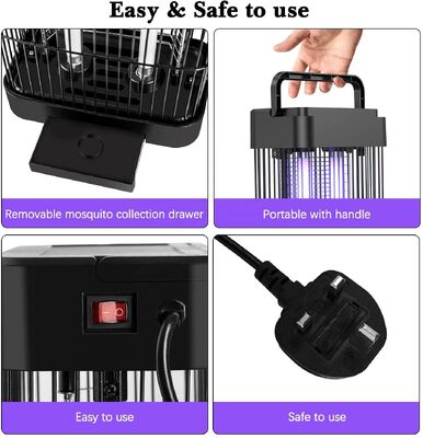 JZ 12W Household Noiseless Fly Catcher Indoor Pest Control Trap Electric Anti Mosquito Lamp with UV Light fournisseur