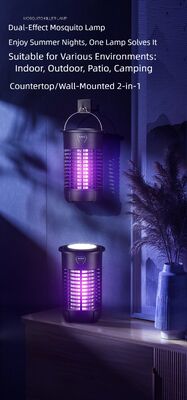 3-in-1 3000V wiederaufladbar Innenraum umweltfreundlich klappbar 360-Grad-Suspendierbar Allround-Mückenbekämpfung Licht Mückenkiller fournisseur