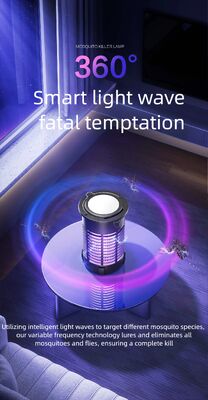 3-in-1 3000V wiederaufladbar Innenraum umweltfreundlich klappbar 360-Grad-Suspendierbar Allround-Mückenbekämpfung Licht Mückenkiller fournisseur