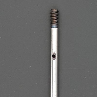 #45 Stahl 12 mm gerollter Schlüsselschiff mit Gewinde Elektroventilator-Motorwelle für Industrieventilatorteil fournisseur
