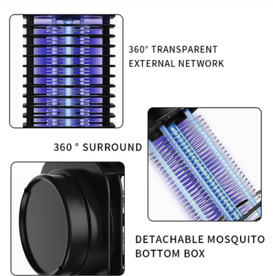2 in 1 elektrische LED-USB-Mückenkillerlampe für Camping Bug Zapper wiederaufladbar fournisseur