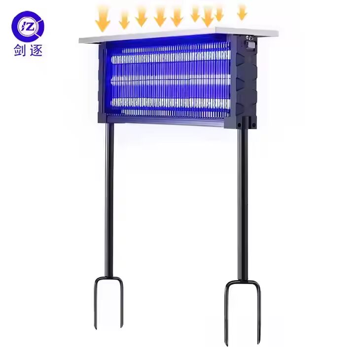 Moderne Solar-Mückenkiller-Lampe Energieeinsparung mit einfach zu reinigenden Elektroschock für den Außenbereich Mückenbekämpfung Bug Zapper Anbieter